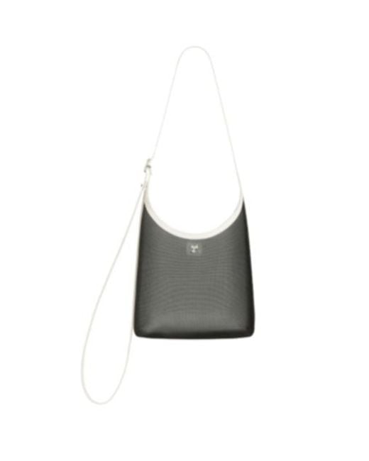 Courreges Gray Courrèges Melt Small Mesh Shoulder Bag
