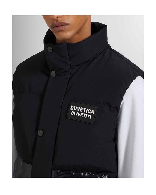 Duvetica Blue Ughetti Quilted Jacket for men