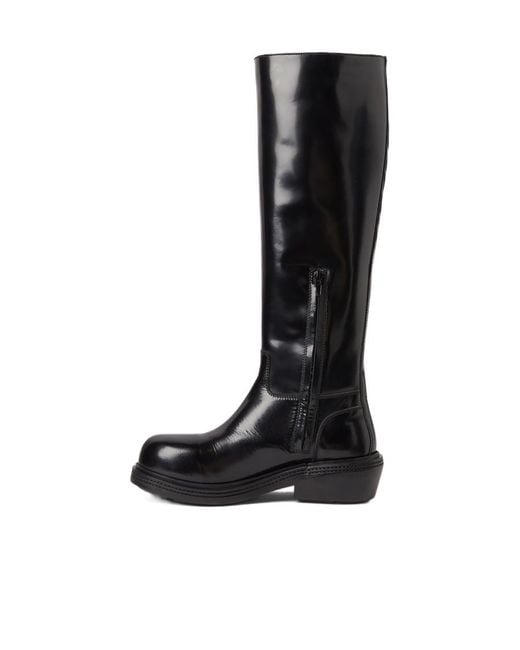 Bottega Veneta Black Fireman Boots