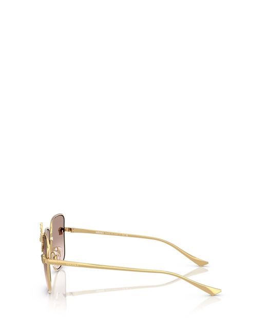 Versace Pink Eyewear Square-Frame Sunglasses