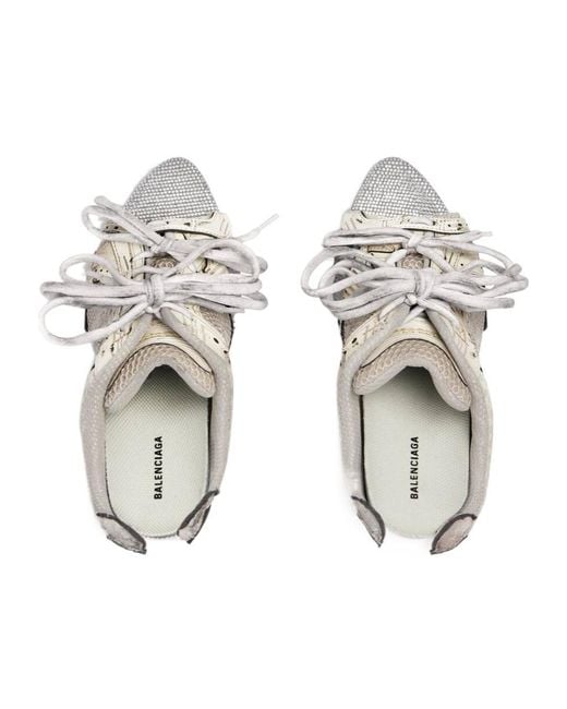 Balenciaga White Stapler Heeled Sandals