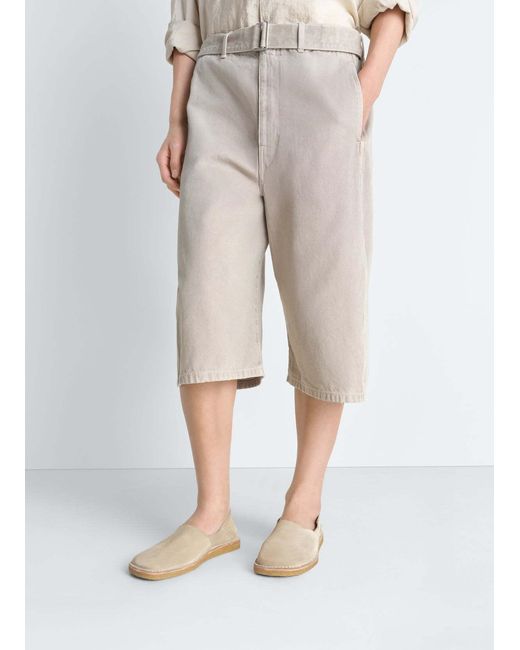 Lemaire Natural Square Slip-On Loafers