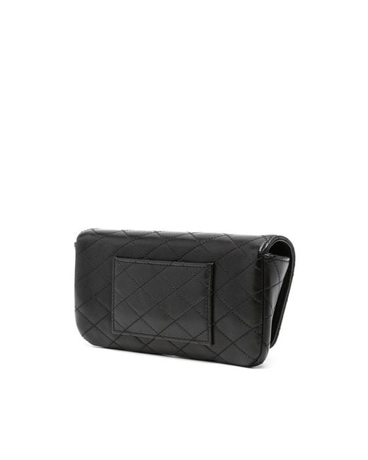 Saint Laurent Black Gaby Chain Phone Holder