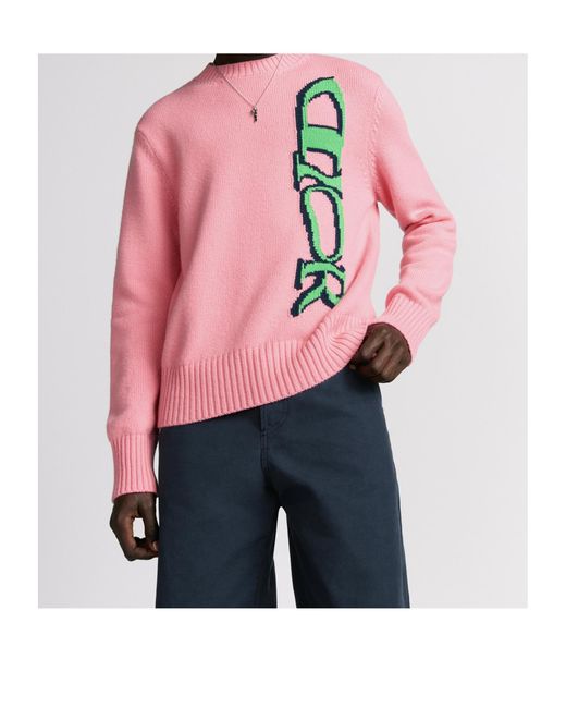 Dior Pink And Lewis Hamilton Sweater for men
