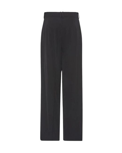 The Row Black Belt-Loop Casual Pants