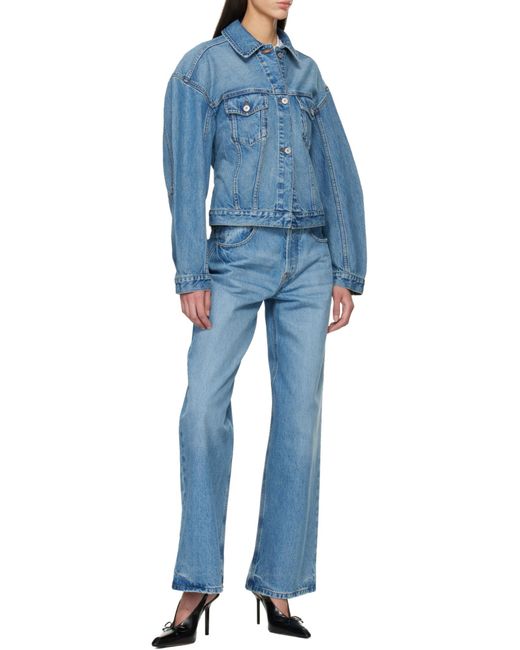 Jacquemus Blue La Veste De-Nimes Belted Denim Jacket