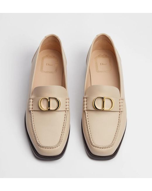 Dior White Palais Loafer