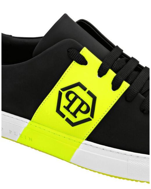 Philipp Plein Yellow Logo Details Casual Sports Shoes for men