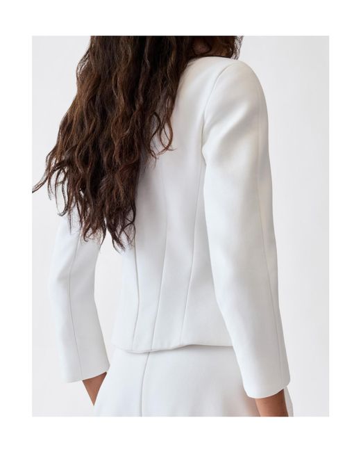 Jacquemus White Long-Sleeved Jacket
