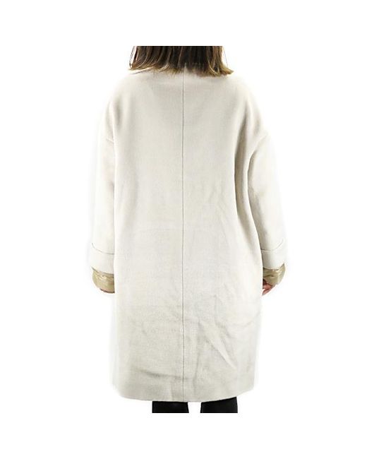 Herno White Long-Sleeved Coat