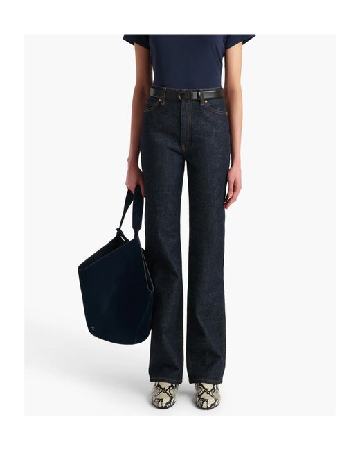 Khaite Blue Danielle Stretched Jeans