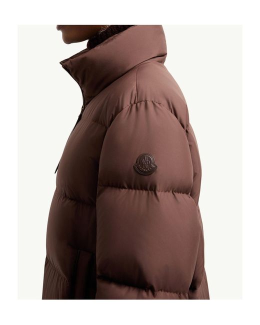 Moncler Brown Vivantesse Short Down Jacket