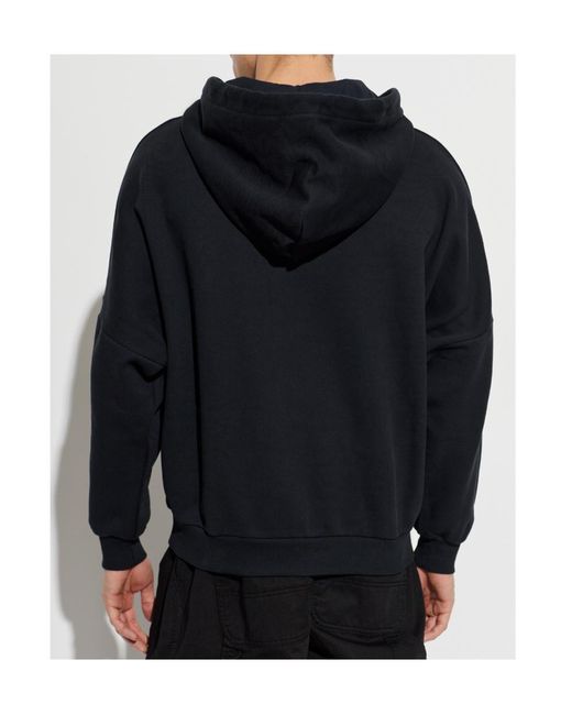 Vivienne Westwood Blue Drawstring Hooded Sweatshirt for men