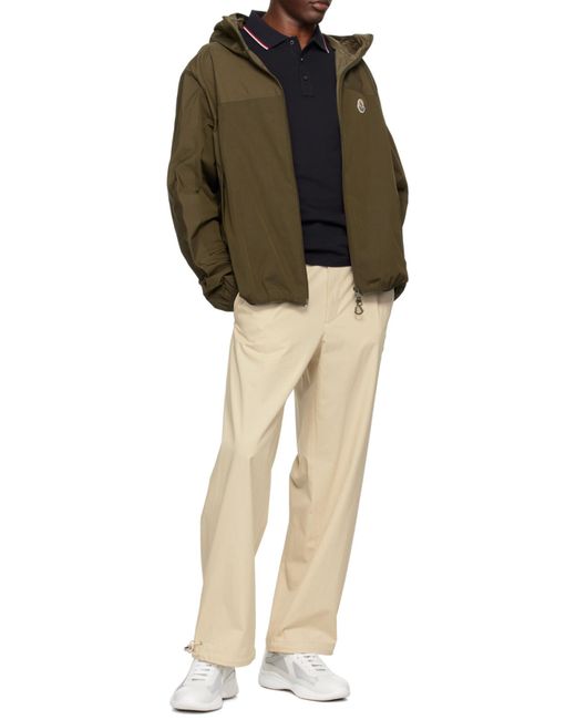 Moncler Green Kona Zip-Up Windbreaker for men