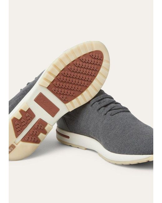 Loro Piana Gray The Gift Of Kings 360 Lp Flexy Walk Sneaker for men