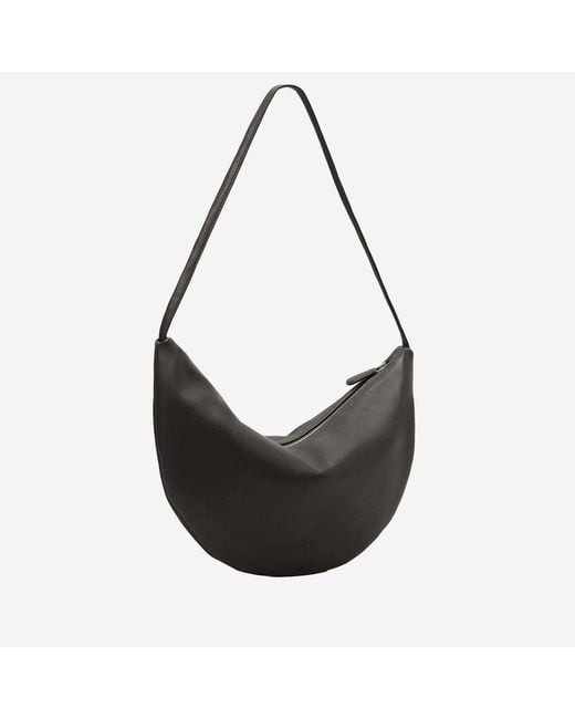 The Row Black Small Izzy Shoulder Bag