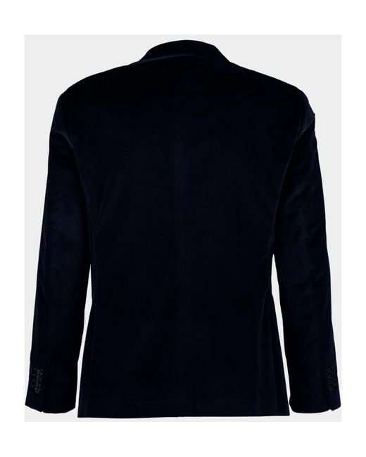 Boglioli Blue Long-Sleeved Suit Coat for men