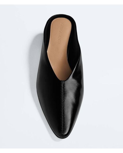 Bottega Veneta Black Vesta Mule Pump