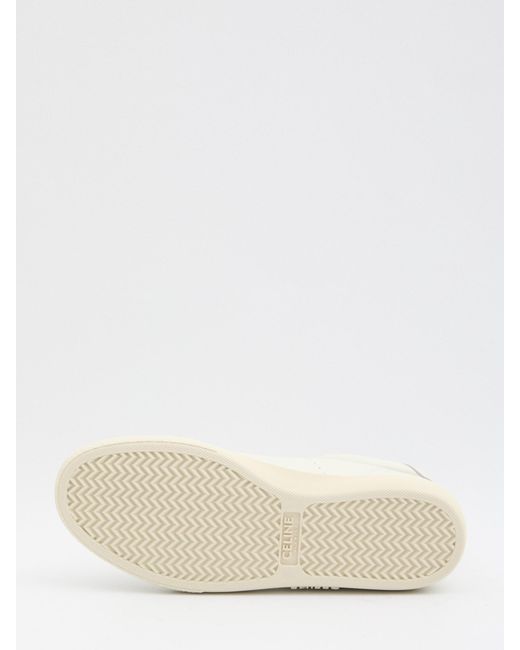 Céline White Round Toe Low-Top Casual Shoes for men