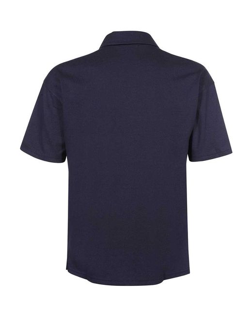 Mackintosh Blue Logo Polo Shirt for men