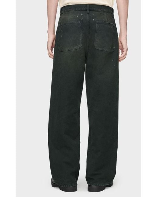 Maison Margiela Gray Double-Dyed Workwear Trousers for men