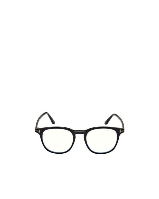 Tom Ford White Eyewear Squared-Framed Glasses for men