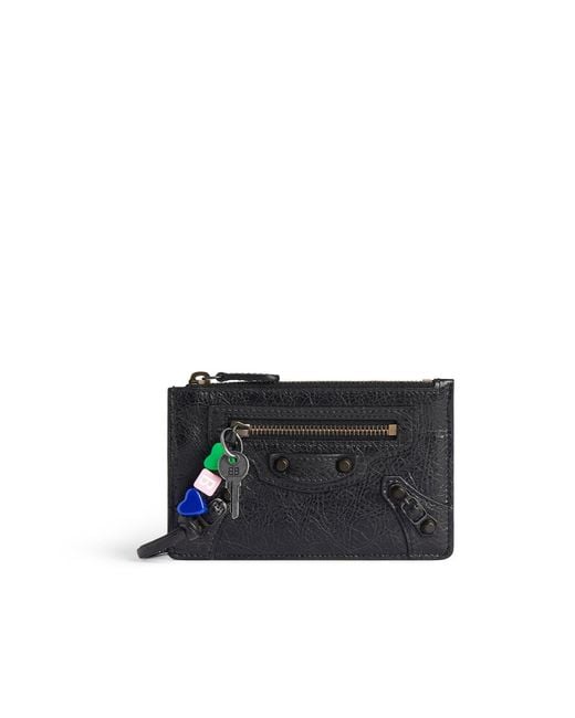 Balenciaga Black Le City Long Coin And Card Holder