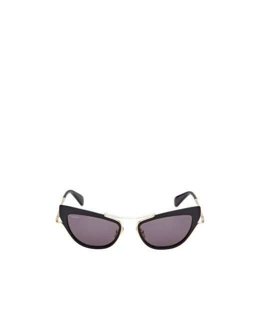 Max Mara White Cat-Eye Frame Sunglasses