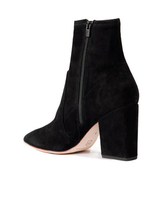 Loeffler Randall Black Isla Suede Ankle Boots