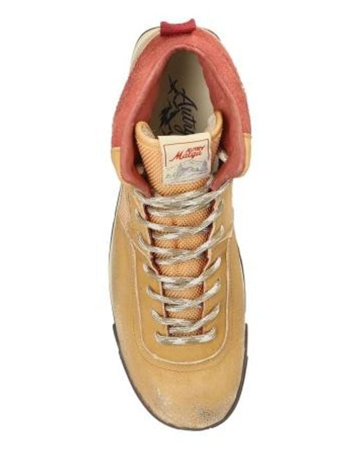 Autry Brown Malga Mid Trekking Boots for men