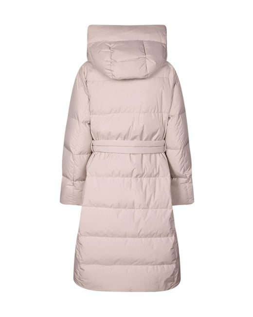 Moorer Pink Long-Sleeved Padded Jacket