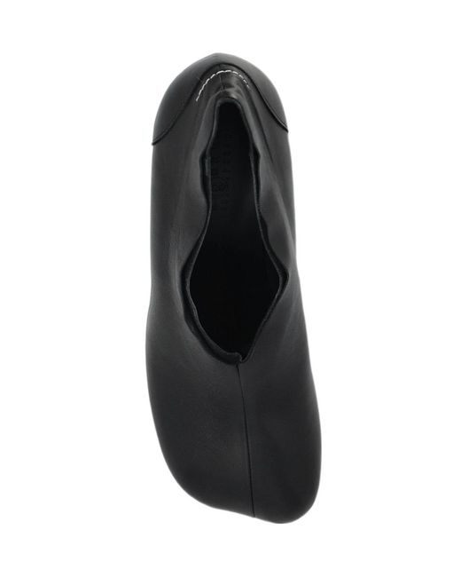 MM6 by Maison Margiela Black Slip-On Pumps
