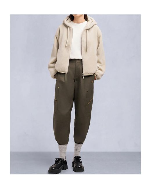 Moose Knuckles Natural Eaton Bunny Reversible Zipped Jacket