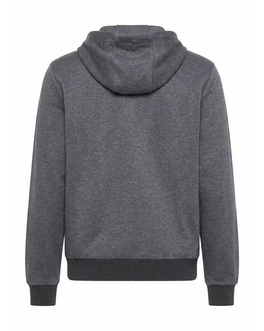 Peserico Gray Zip-Up Hooded Casual Jacket for men