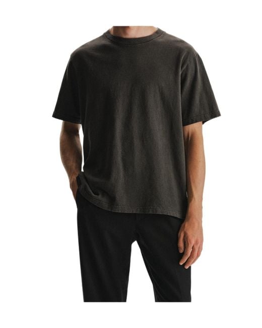 The Row Black Crew Neck T-Shirt for men