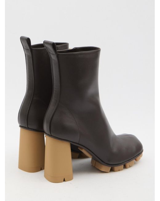 Bottega Veneta Black Shore Ankle Boots