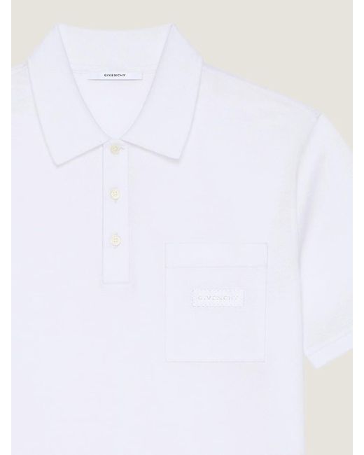 Givenchy White Polo for men