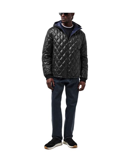 Prada Black Quilted Short Puffer Jacket for men