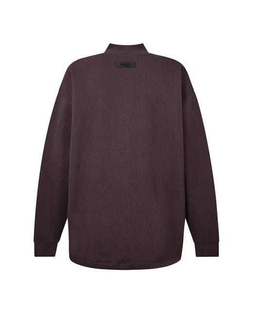 Fear Of God Purple Logo Long-Sleeve Sweatshirt for men