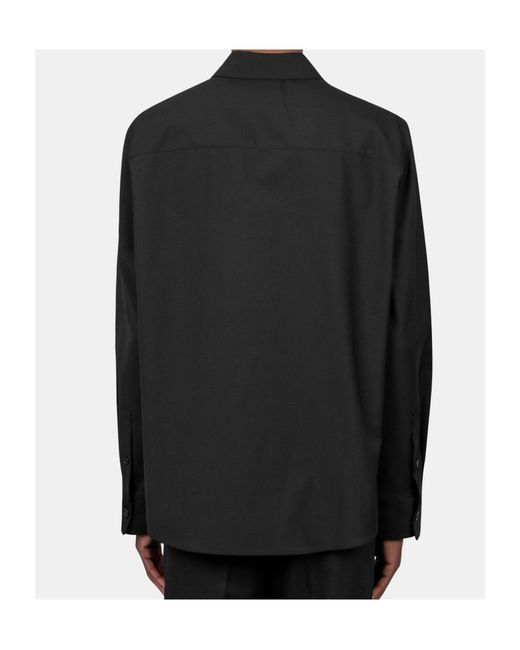 Courreges Black Zipped Shirt for men