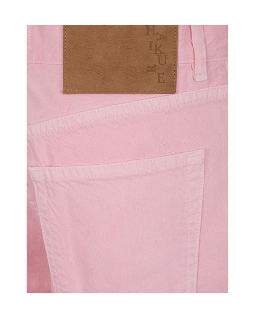 Haikure Pink Bethany Wide-Leg Jeans