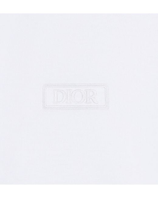 Dior White Homme Crewneck Short-Sleeved T-Shirt for men