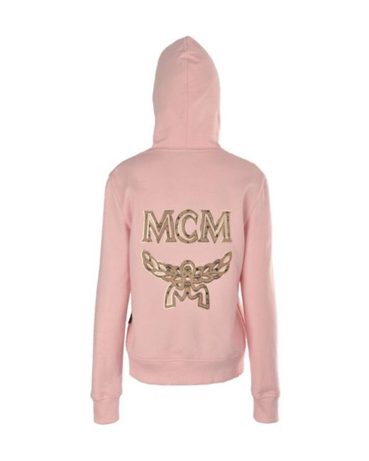 MCM Pink Hooded Casual Jacket