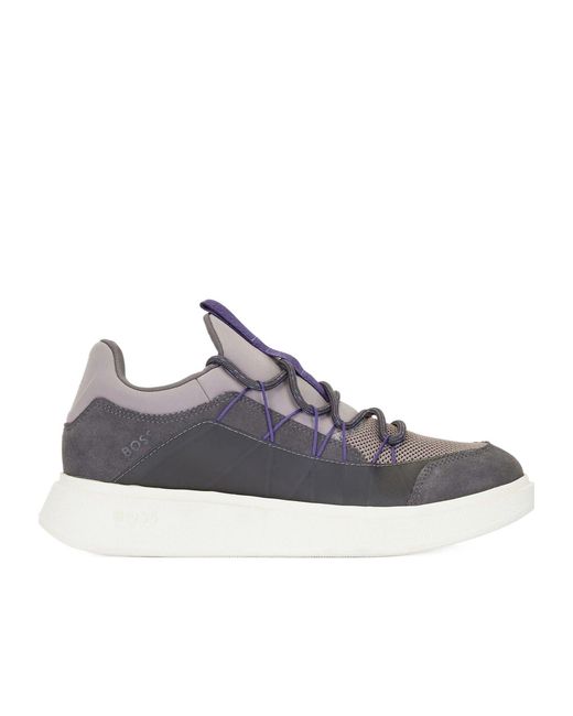 Boss Blue Running Trainers for men