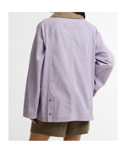 Barbour Purple B.Li Mod Beadnell Ld63