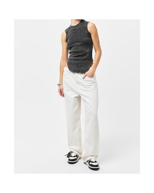 Off-White c/o Virgil Abloh Black Fitted Tank Top