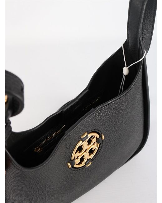 Tory Burch Black Miller Leather Shoulder Bag