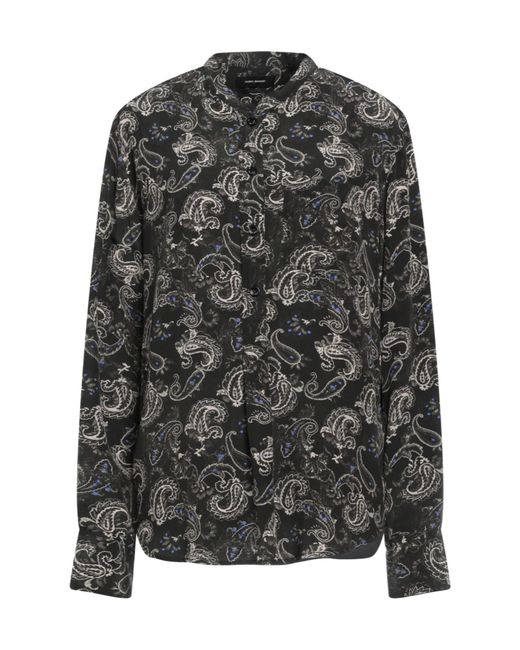 Isabel Marant Gray Paisley Print Top