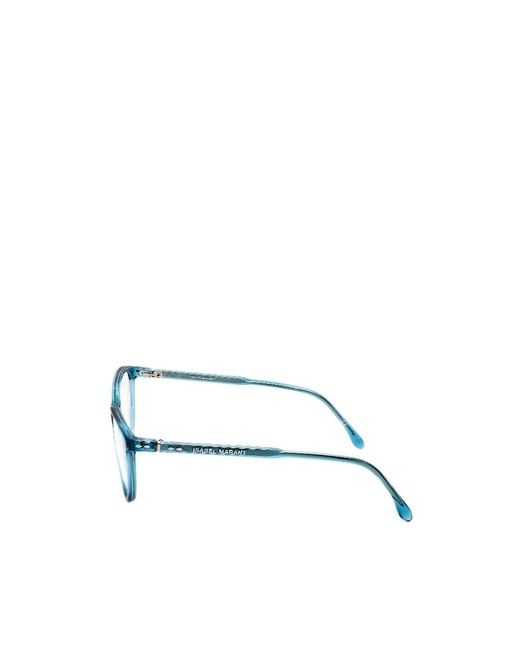 Isabel Marant White Full-Rimmed Plano Lenses