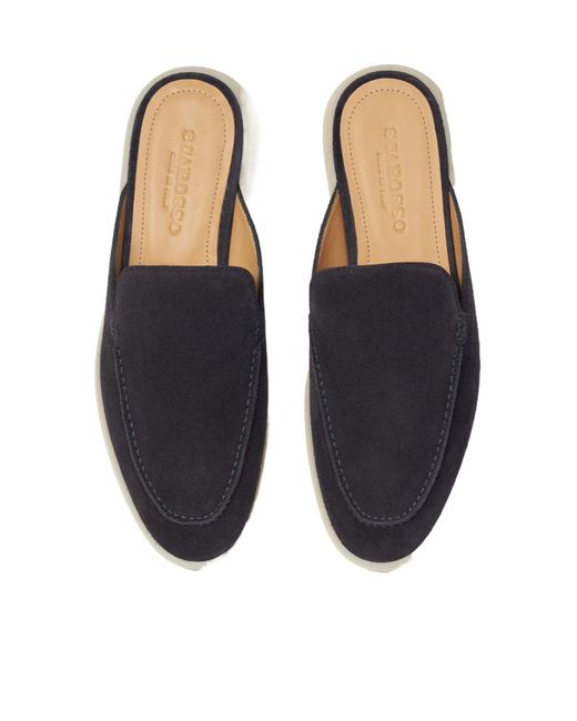 Scarosso Blue Lucrezia Slip-On Mules for men